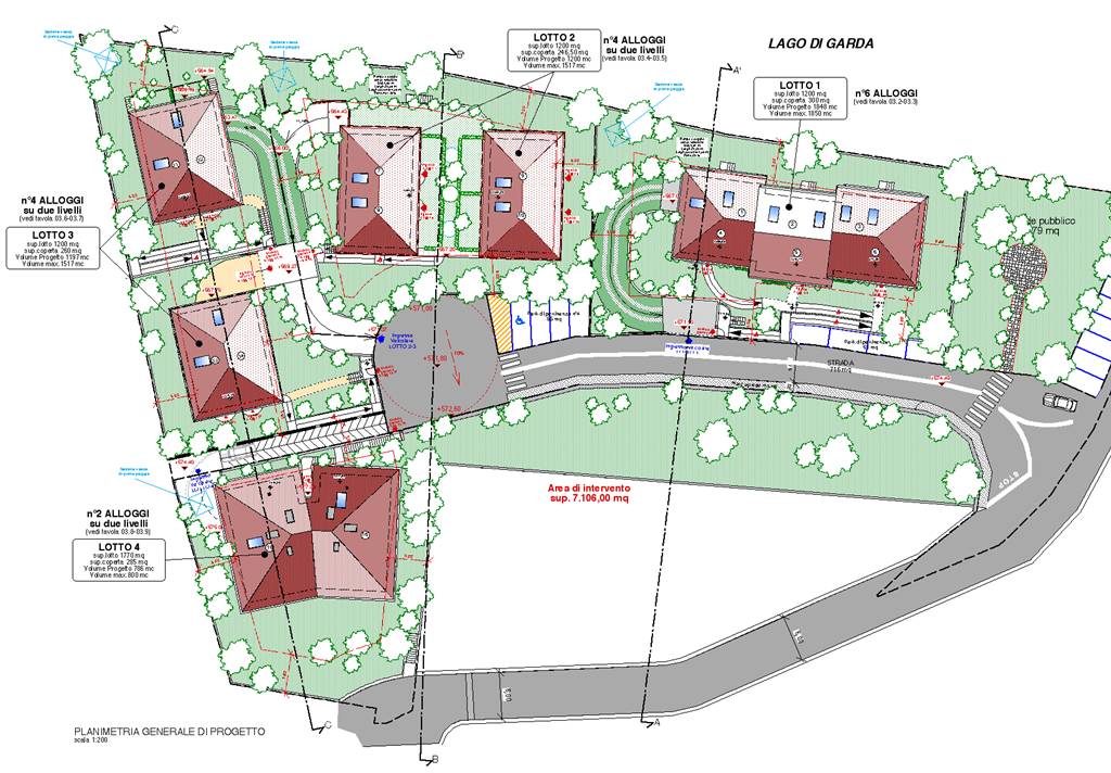Plan General Lottizzazione S. Zeno Disegno del Progetto Generale
